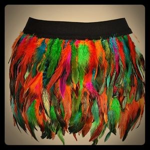 Miuco Feather Skirt